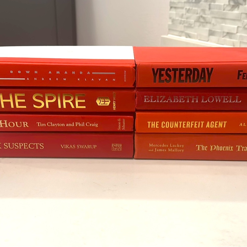 Faux book stack storage